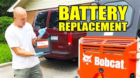 bobcat battery powered skid steer|replacement battery for bobcat.